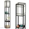 Modern Standing Shelf Floor Lamp W/ 1 Power Outlet And 2 Usb Ports For Living Room